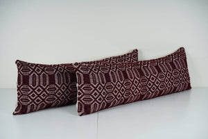 Kilim Bedding Pillow Cover Set of 2 | 12'' x 36''