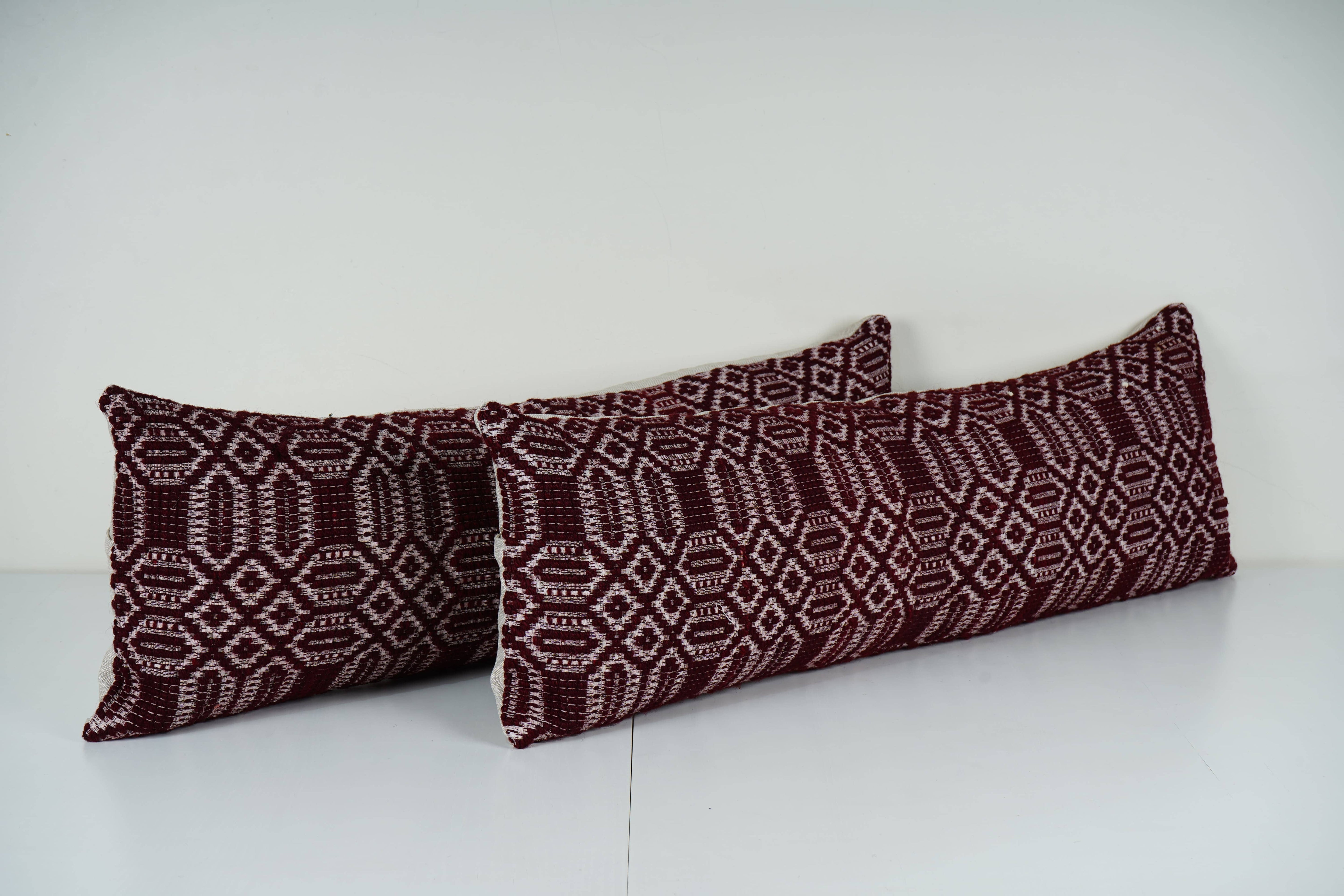 Kilim Bedding Pillow Cover Set of 2 | 12'' x 36''