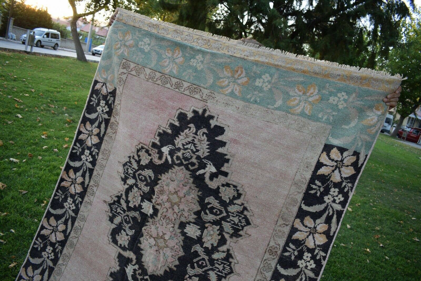 Vintage Oushak Rug 4'8'' x 13'3''