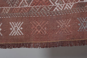 Vintage Turkish Kilim Rug 4'6'' x 7'8''