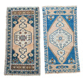 Vintage Turkish Yastik Rugs Set of 2 | 22'' x 42''