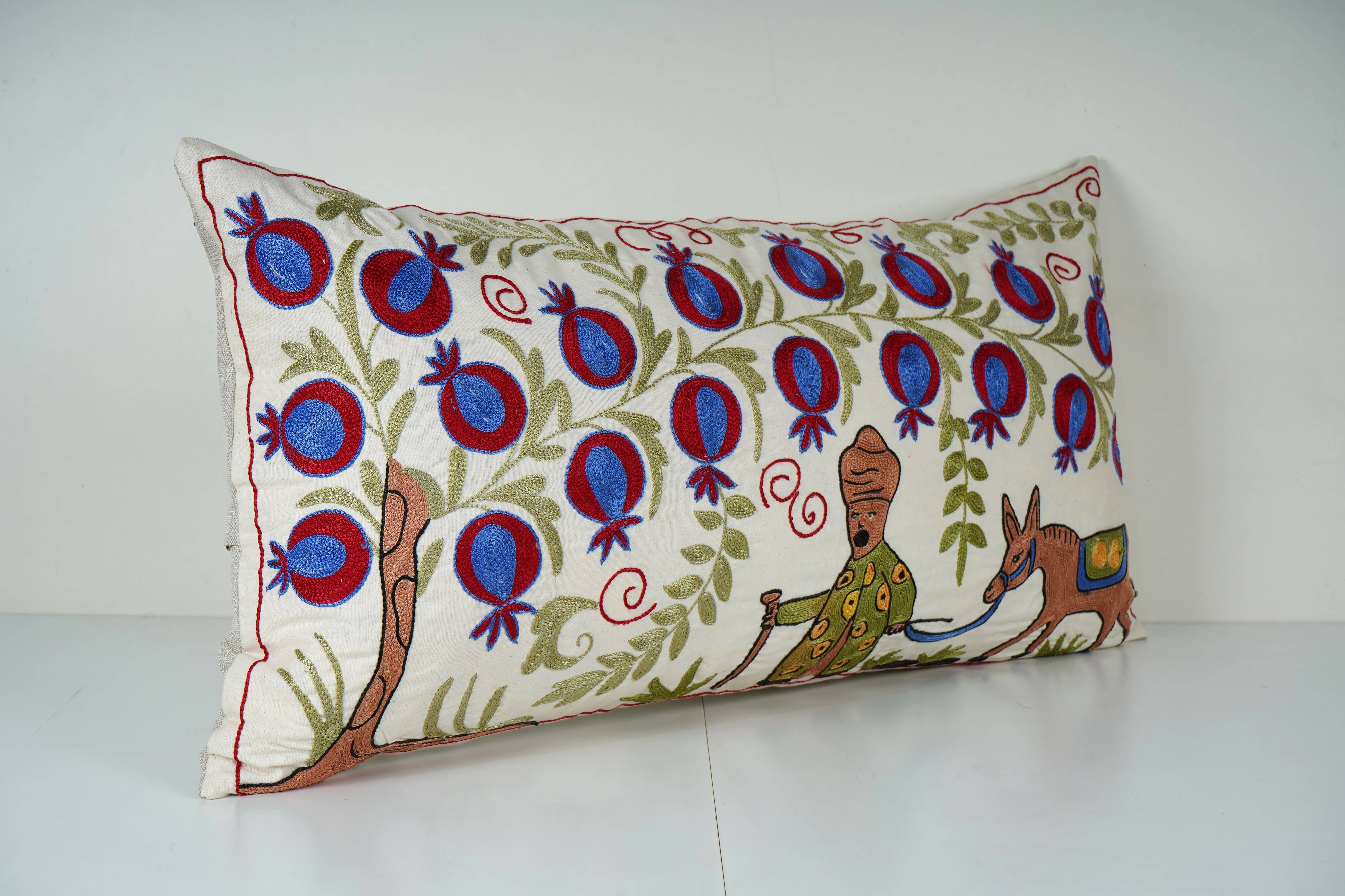 Suzani Bedding Pillow Cover | 18'' x 33''