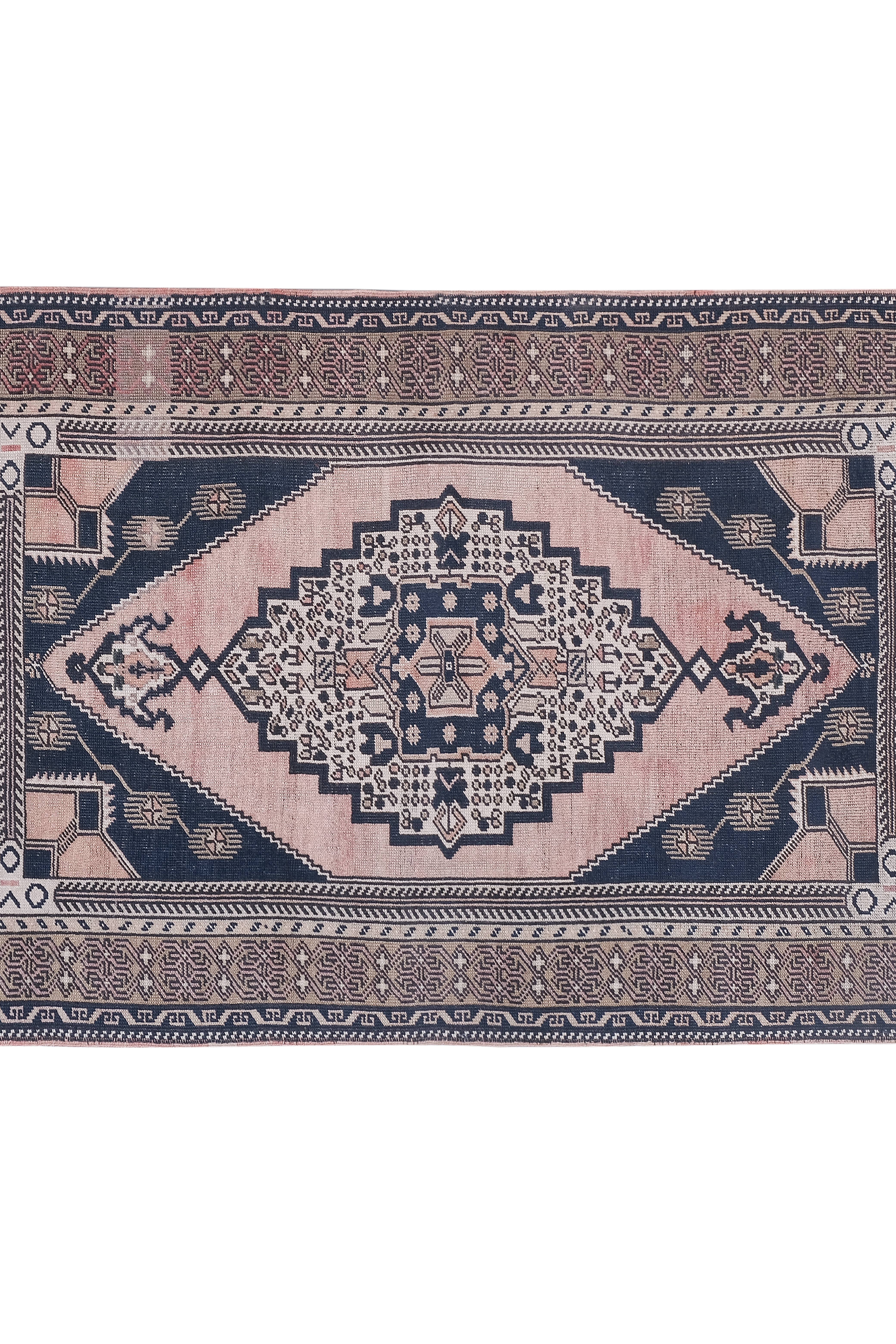 Vintage Turkish Konya Rug 4' x 6'9''