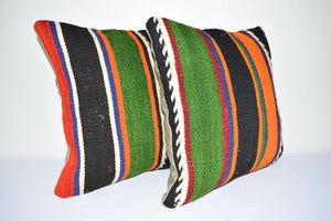Kilim Pillow Cover Set of 2 | 16'' x 16''