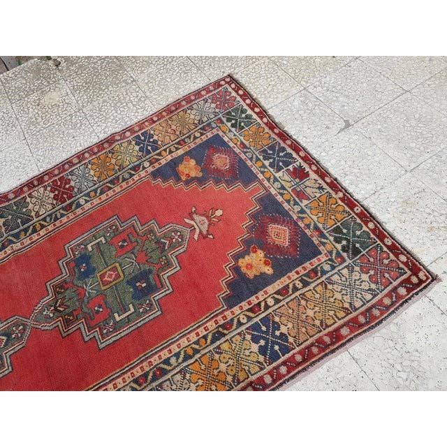 Vintage Turkish Rug 4'3'' x 7'6''