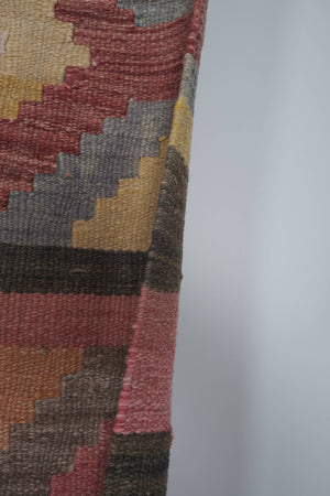 Vintage Turkish Kilim Runner 2'6'' x 20'6''