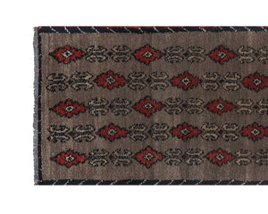 Vintage Turkish Tulu Rug 2'5'' x 7'4''