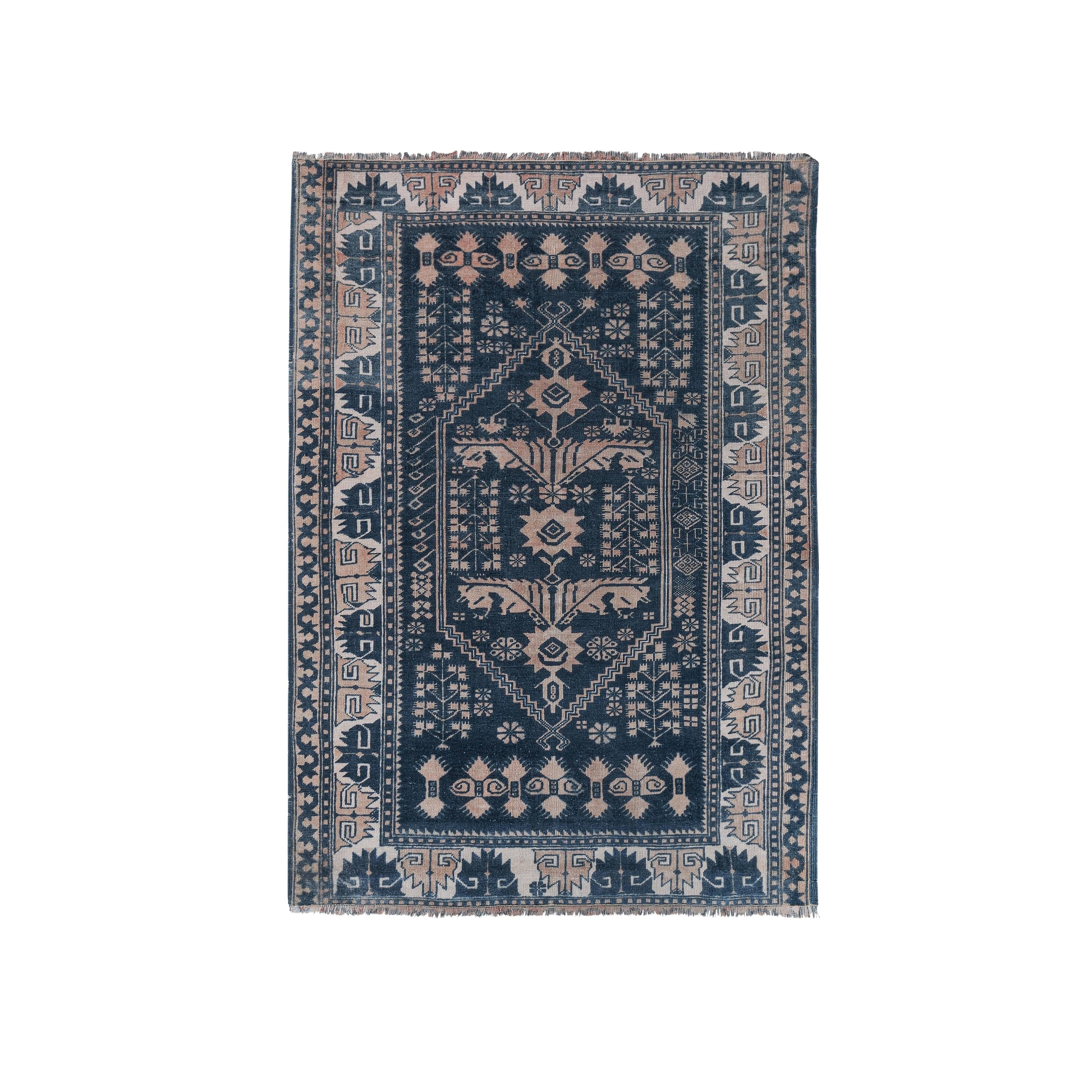 Vintage Turkish Rug 3'9'' x 5'6''