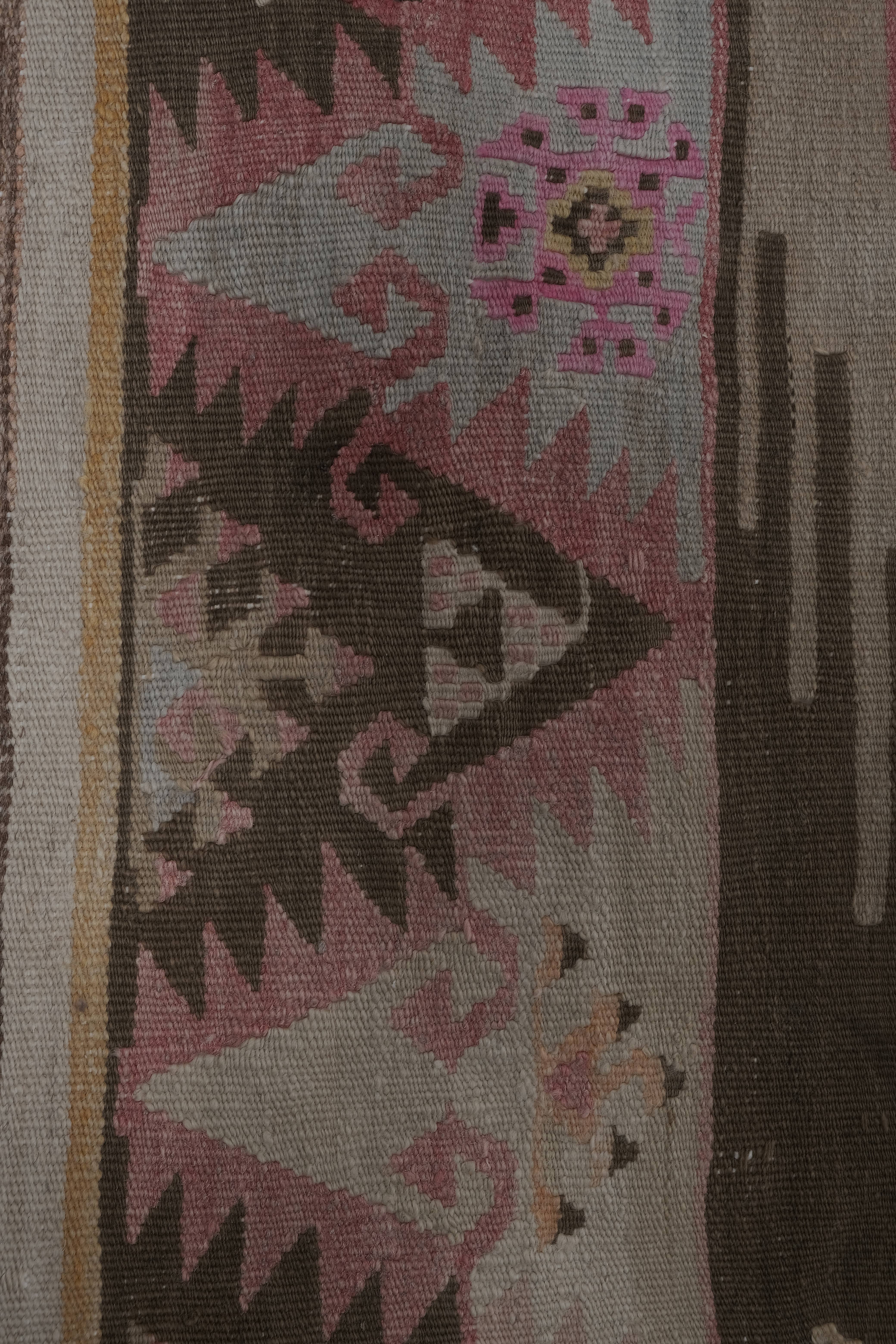 Vintage Sivas Kilim Runner 2'8'' x 12'6''