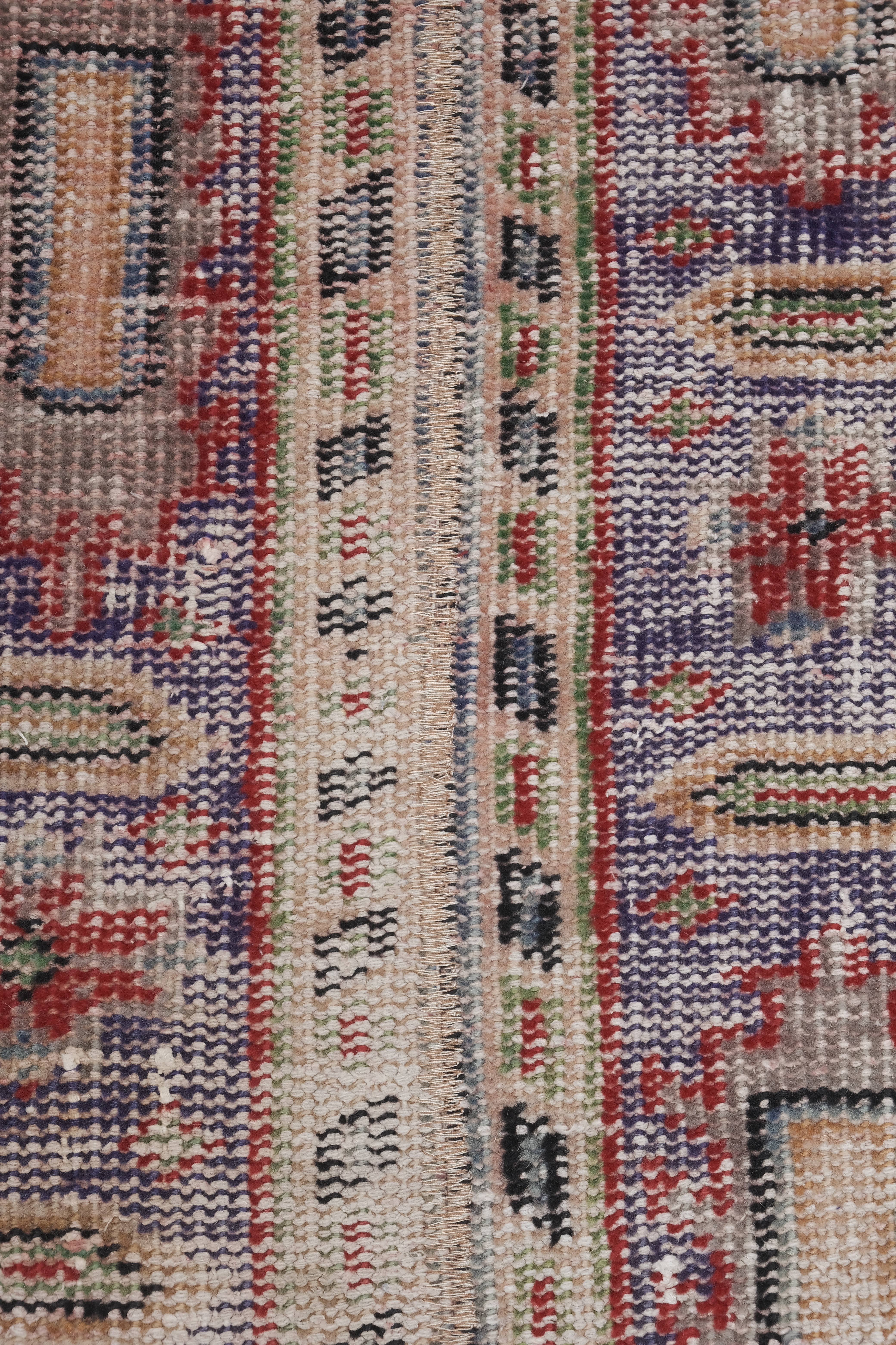 Vintage Kurdish Runner Rug 1'8'' x 9'5''