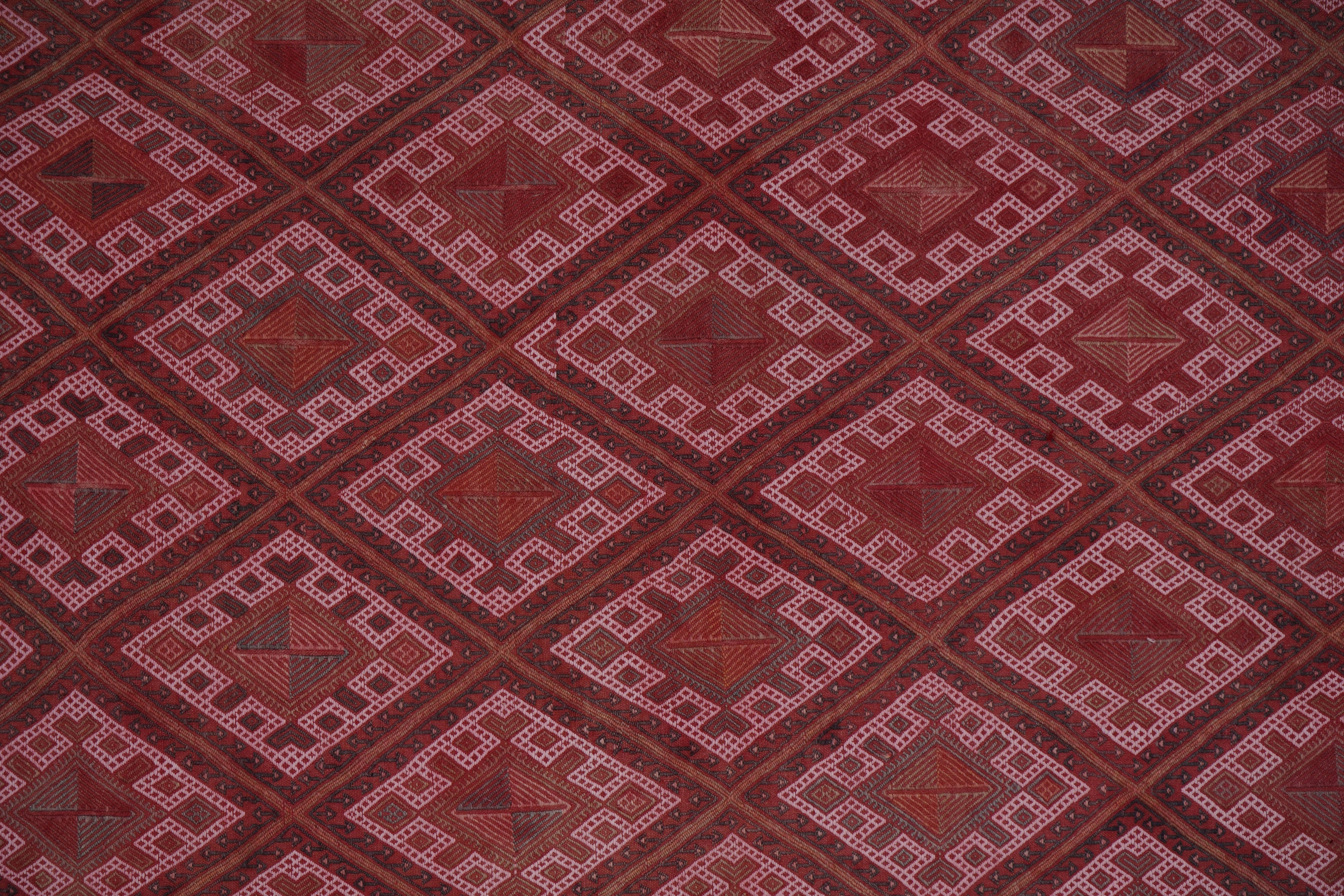 Vintage Turkish Kilim Rug 5'1'' x 8'1''