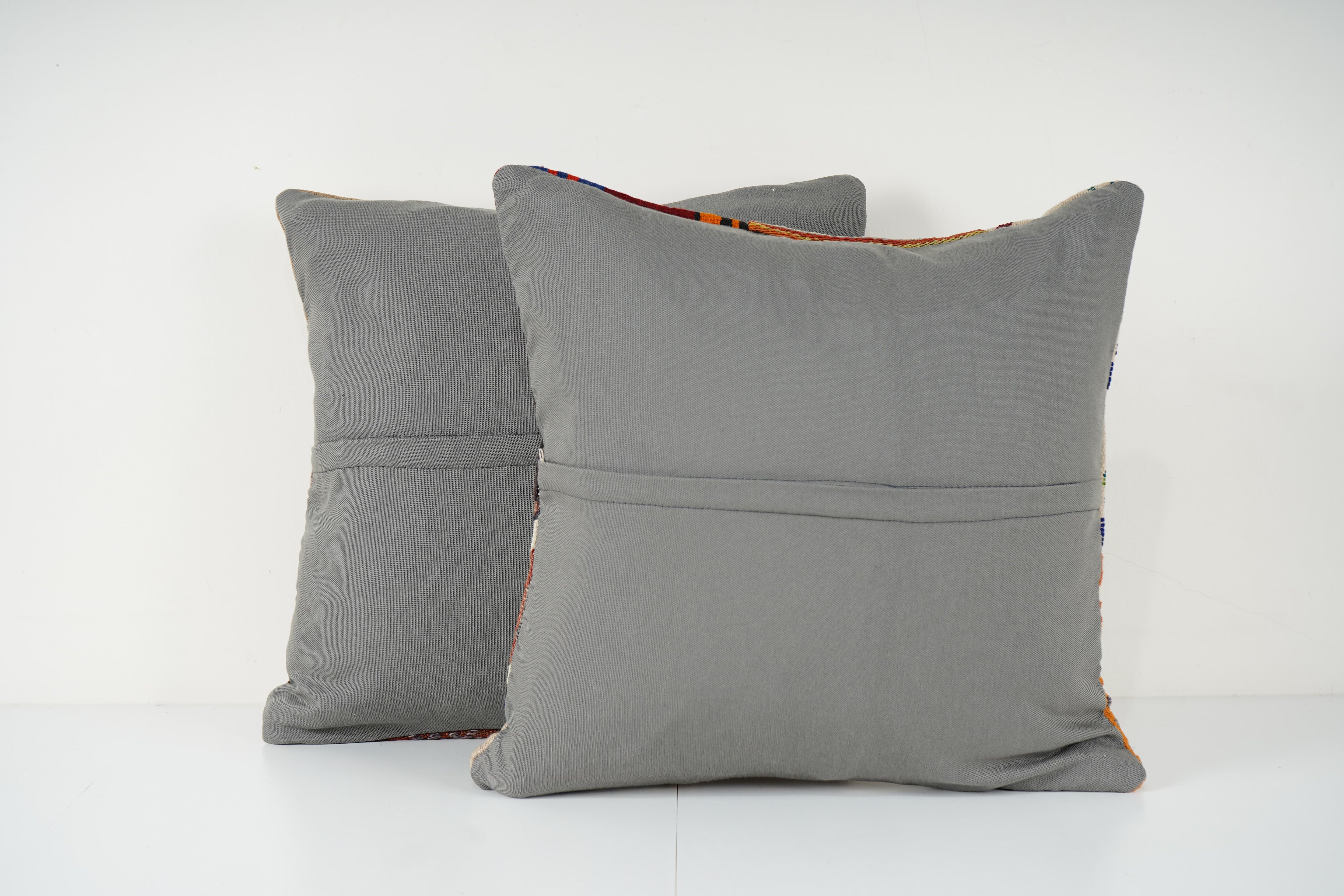 Kilim Patchwork Pillow Cover Set of 2 | 20'' x 20''