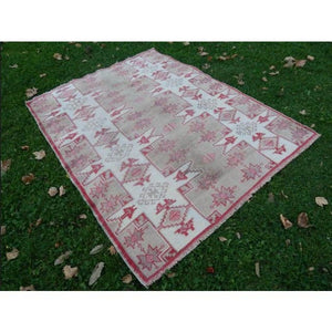 Vintage Oushak Rug 4'9'' x 6'