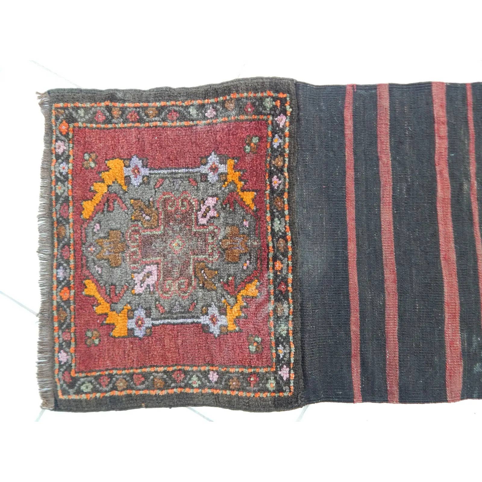 Vintage Turkish Kilim Rug 1'7'' x 5'11''