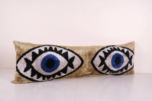 Silk Ikat Velvet Pillow Cover | 16'' x 48''