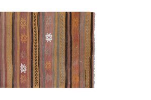 Vintage Turkish Kilim Runner 2'3'' x 8'10''