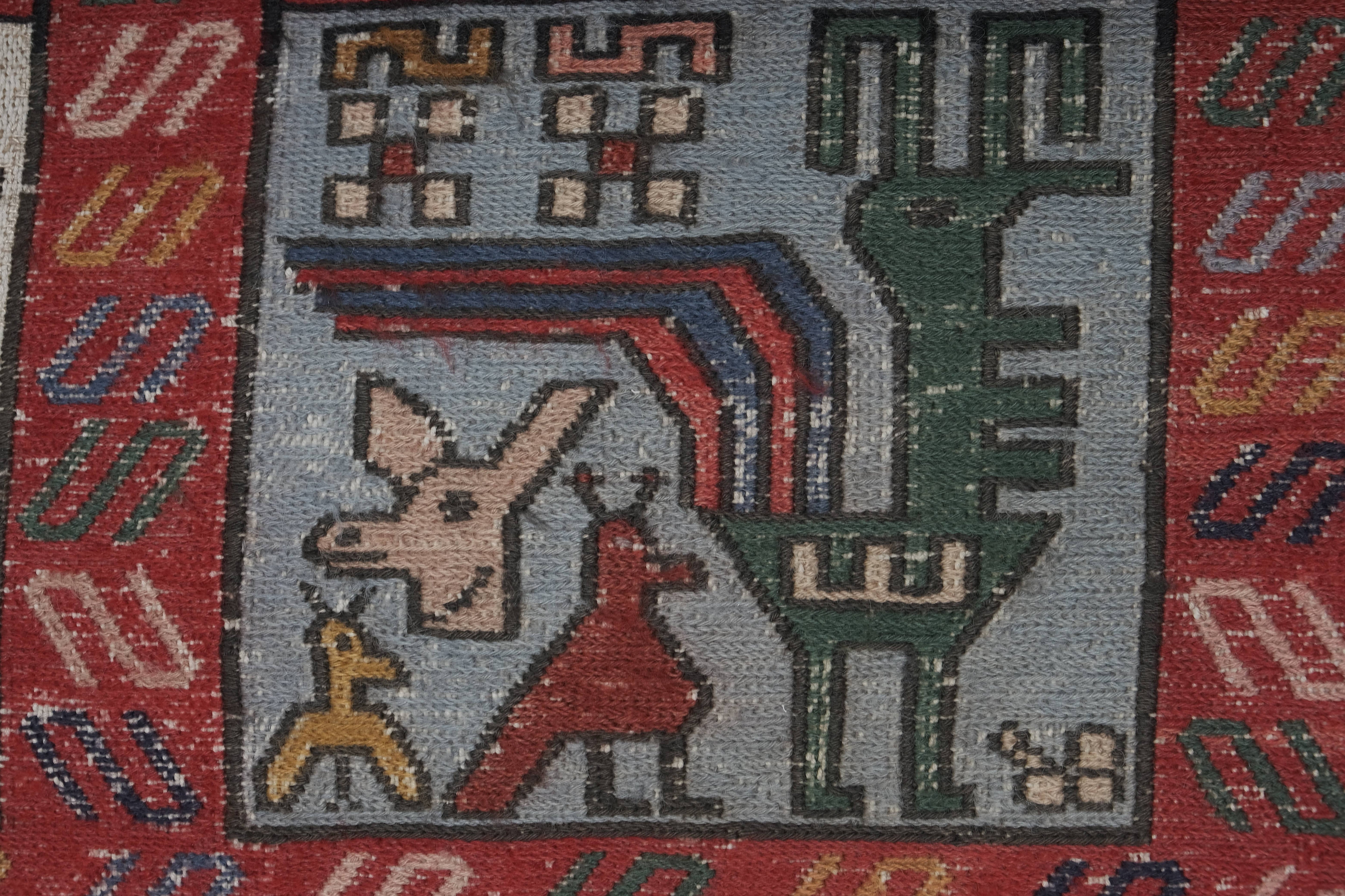 Vintage Turkish Soumac Rug 3'11'' x 6'1''