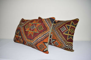 Kilim Pillow Cover Set of 2 | 16'' x 24''