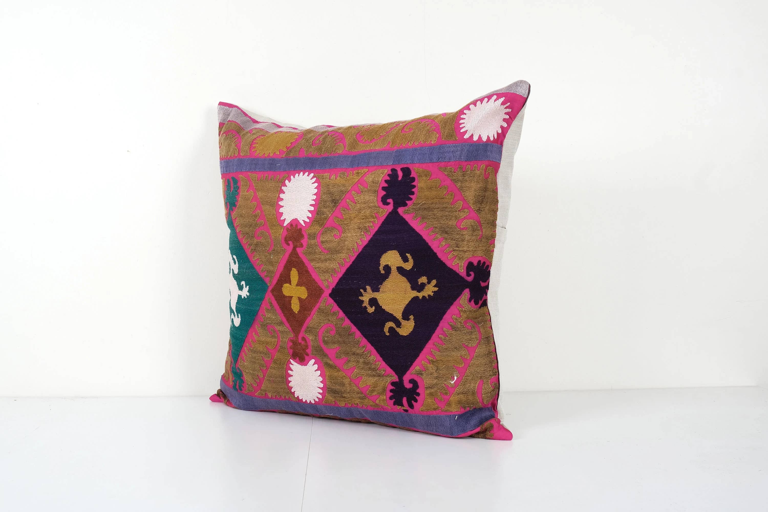 Suzani Pillow Cover | 26'' x 26''