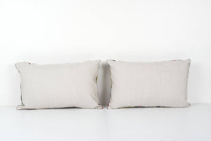 Silk Ikat Velvet Pillow Cover Set of 2 | 16'' x 24''