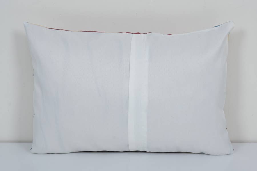 Silk Ikat Velvet Pillow Cover | 12'' x 18''