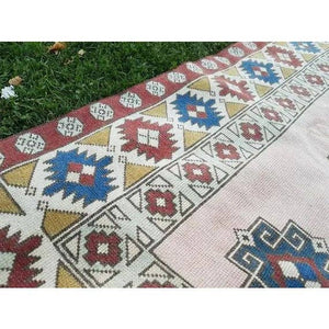 Vintage Oushak Rug 6'3'' x 6'9''