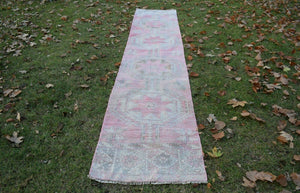 Vintage Herki Runner Rug 2'7'' x 13'1''