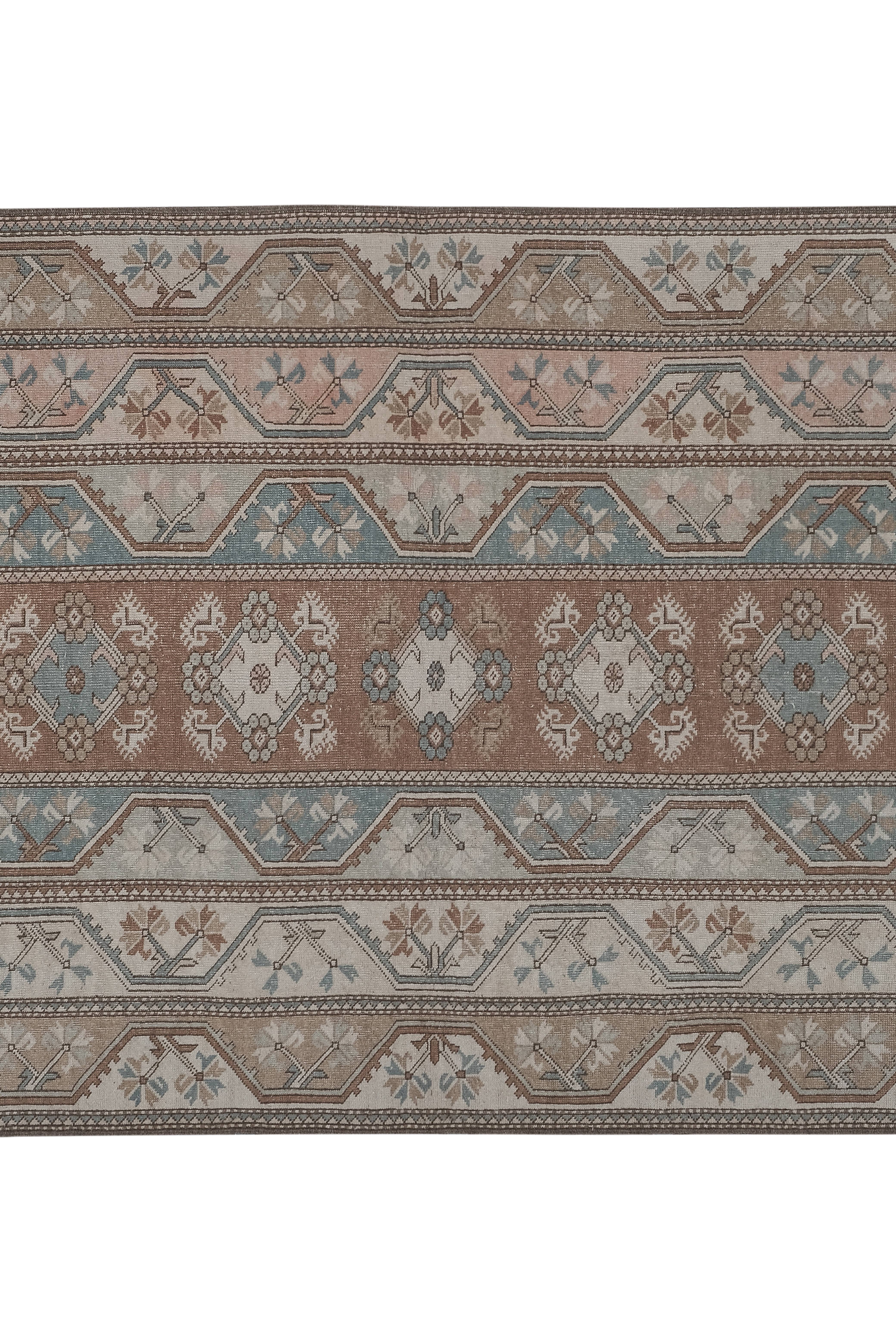 Vintage Oushak Rug 5'2'' x 8'11''