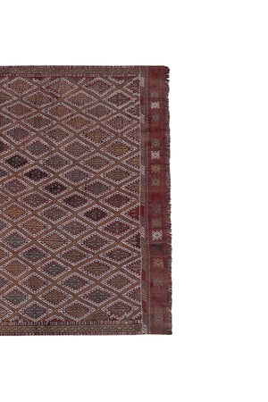 Vintage Turkish Jajim Rug 4'8'' x 7'1''