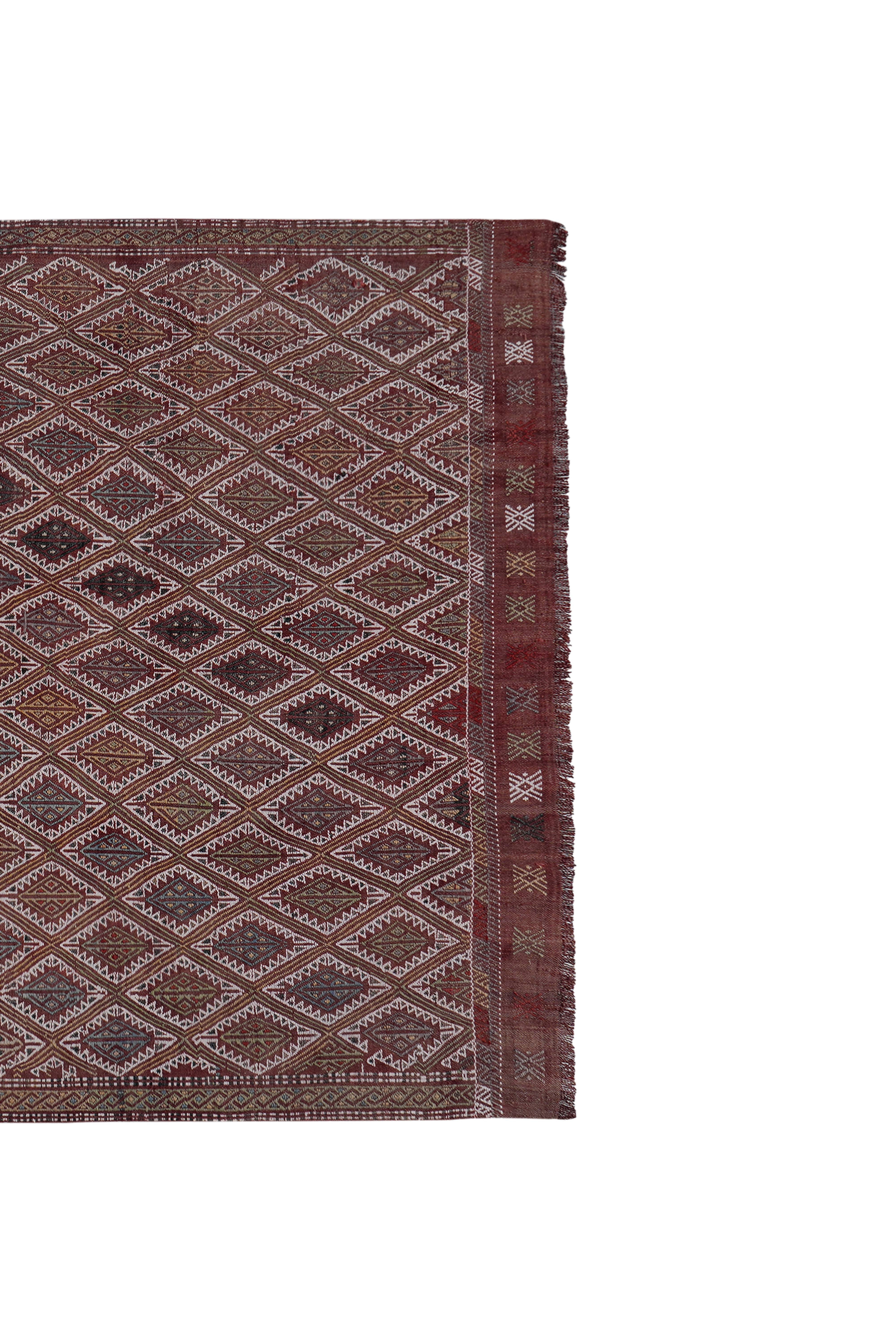 Vintage Turkish Jajim Rug 4'8'' x 7'1''