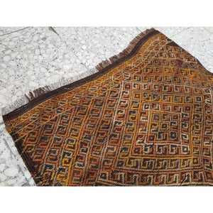 Vintage Turkish Kilim Runner 2'4'' x 8'9''
