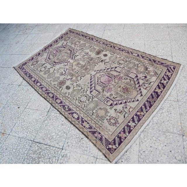 Vintage Turkish Rug 3'11'' x 6'2''