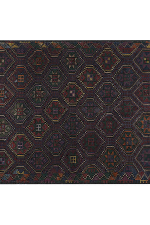 Vintage Turkish Kilim Rug 7'5'' x 9'6''