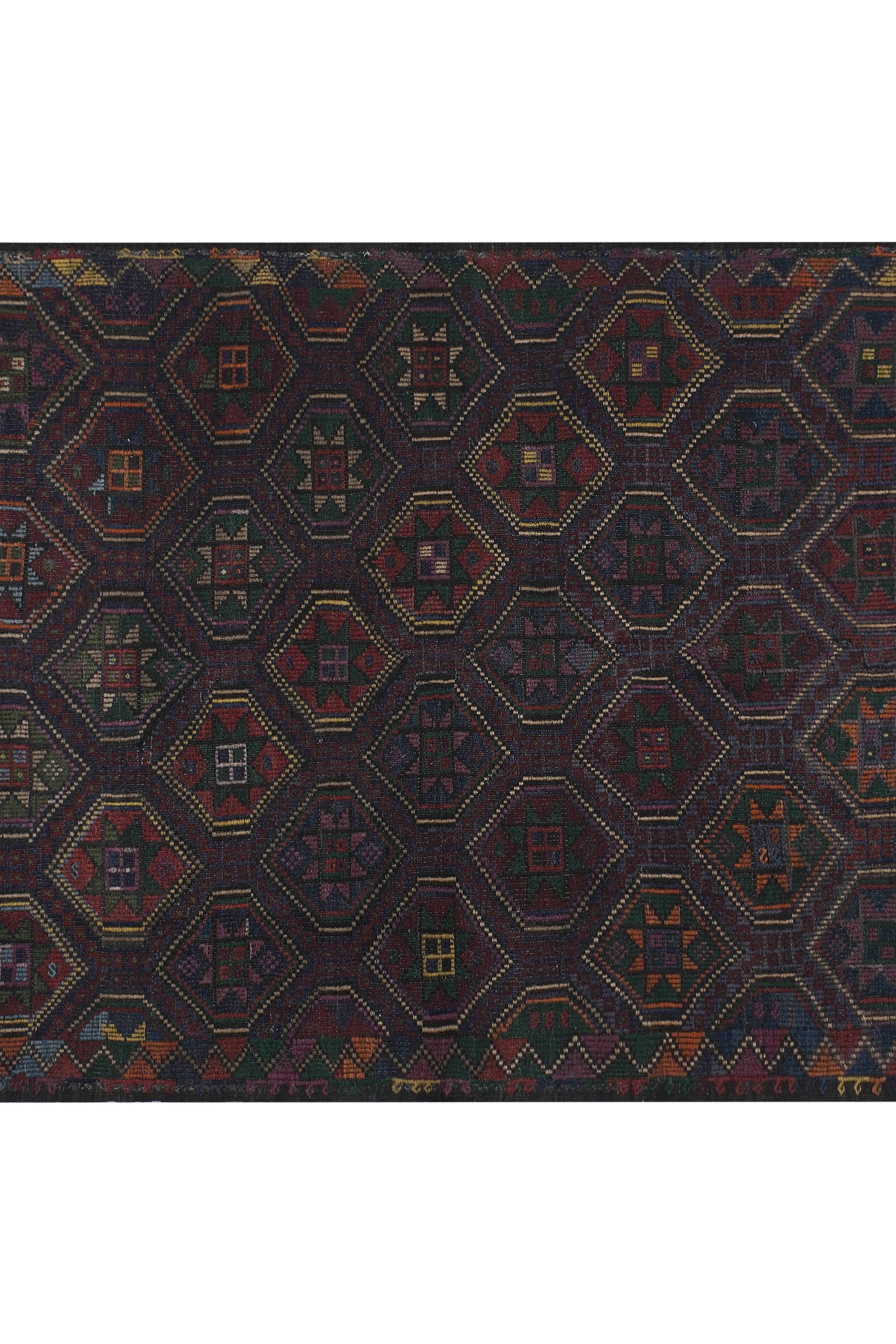 Vintage Turkish Kilim Rug 7'5'' x 9'6''
