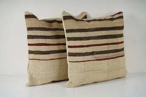 Kilim Pillow Cover Set of 2 | 24'' x 24''