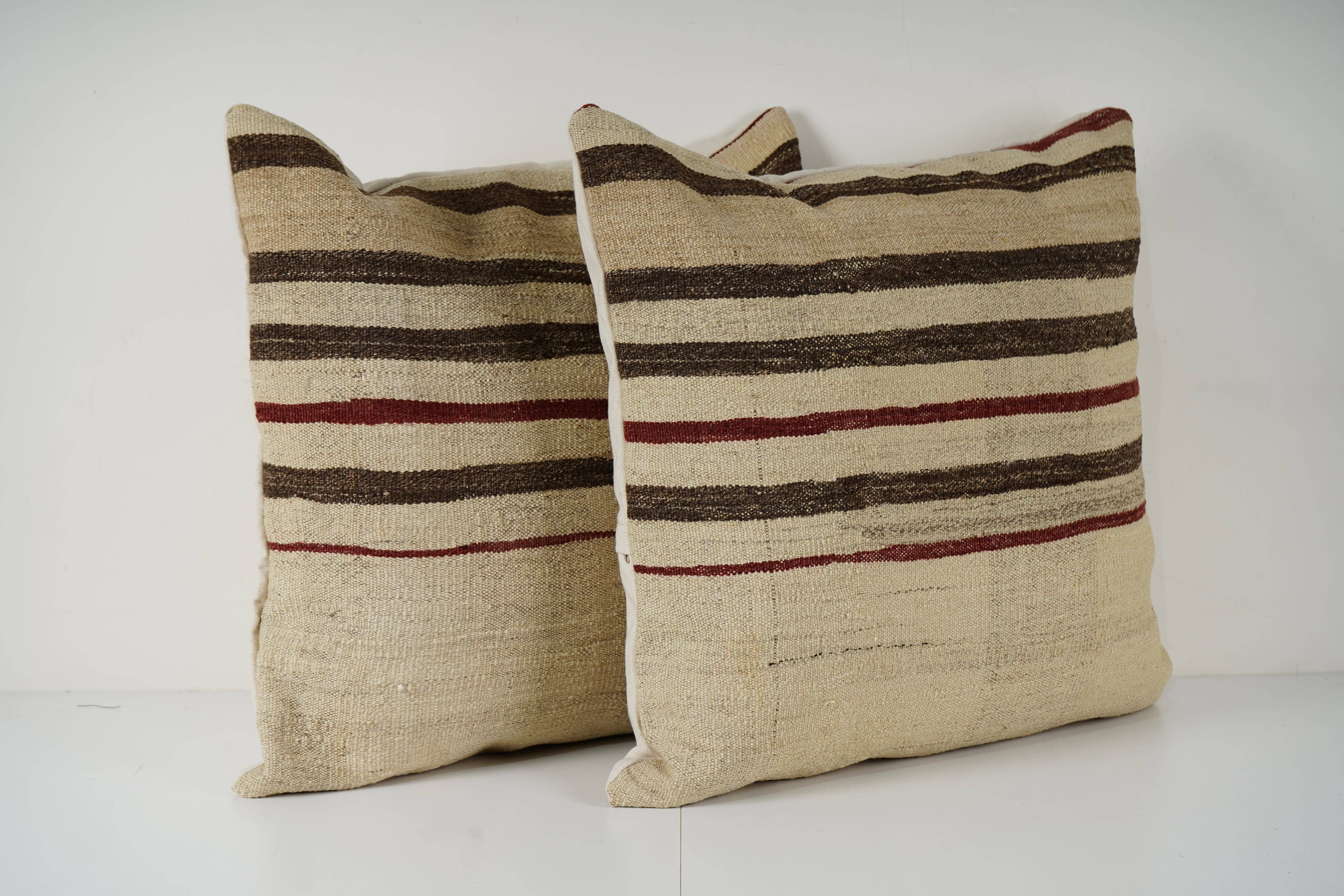 Kilim Pillow Cover Set of 2 | 24'' x 24''