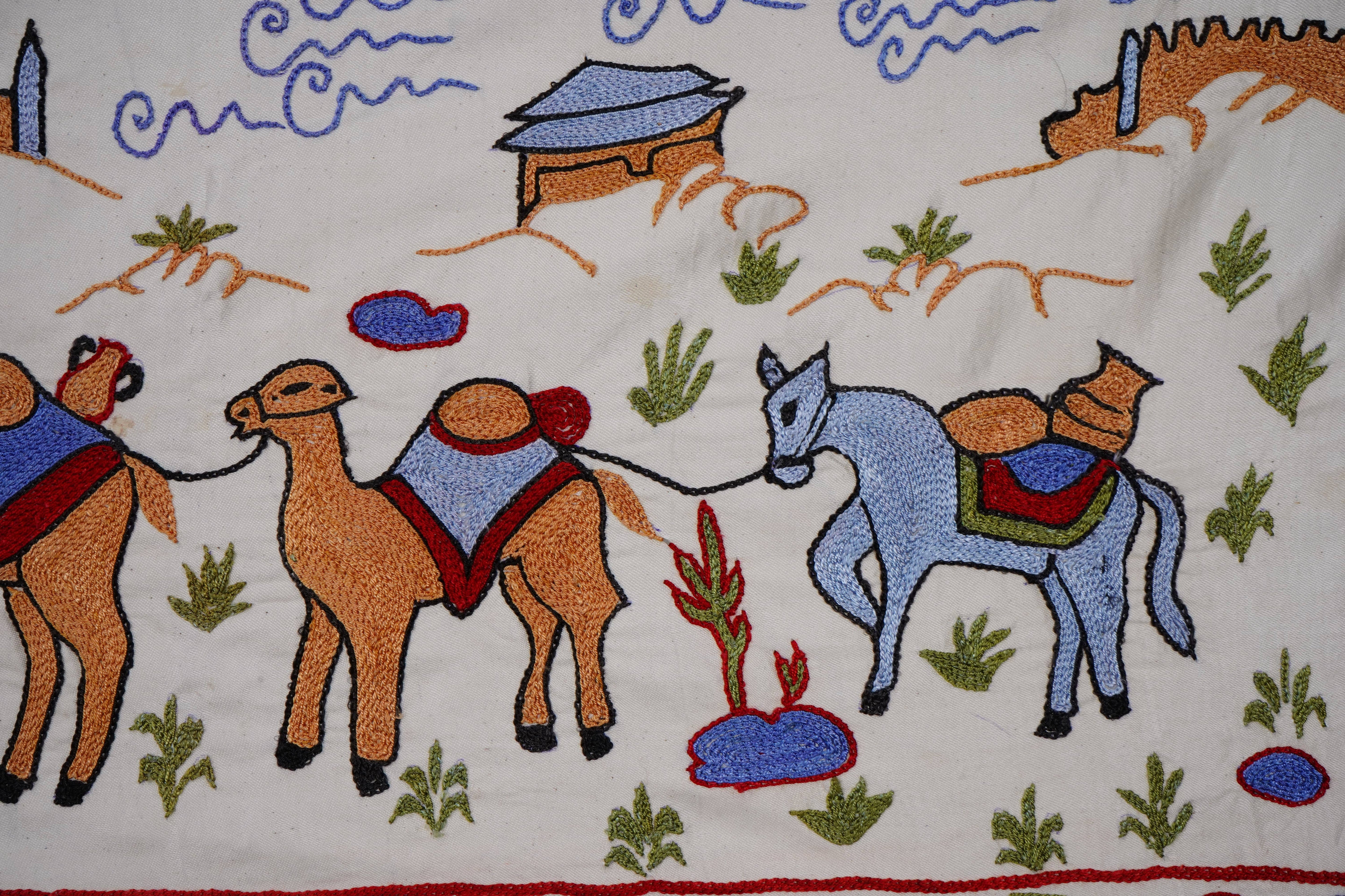 Suzani Wall Hanging & Bedspread | 1'8'' x 6'1''
