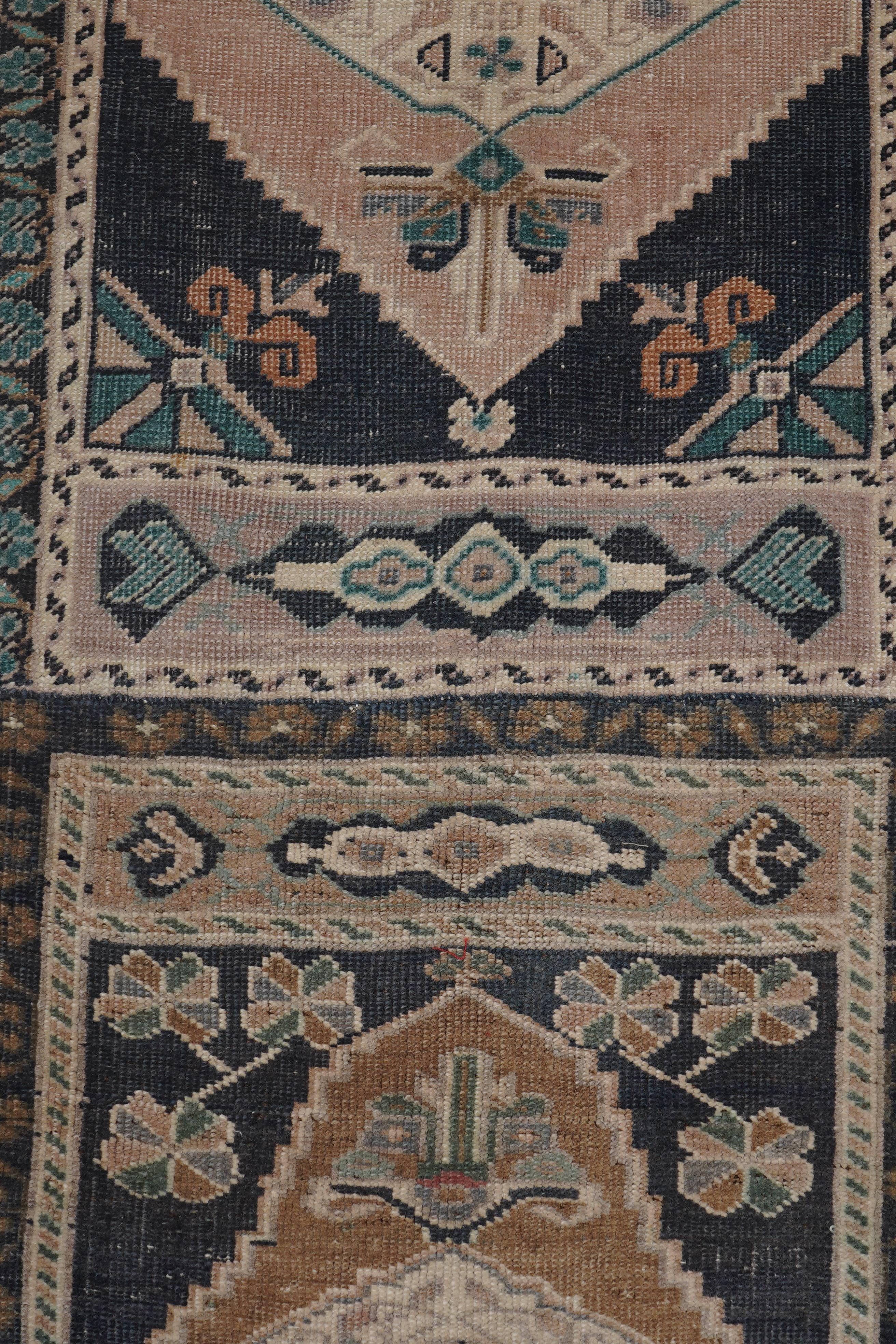 Vintage Turkish Runner Rug 1'9'' x 6'6''
