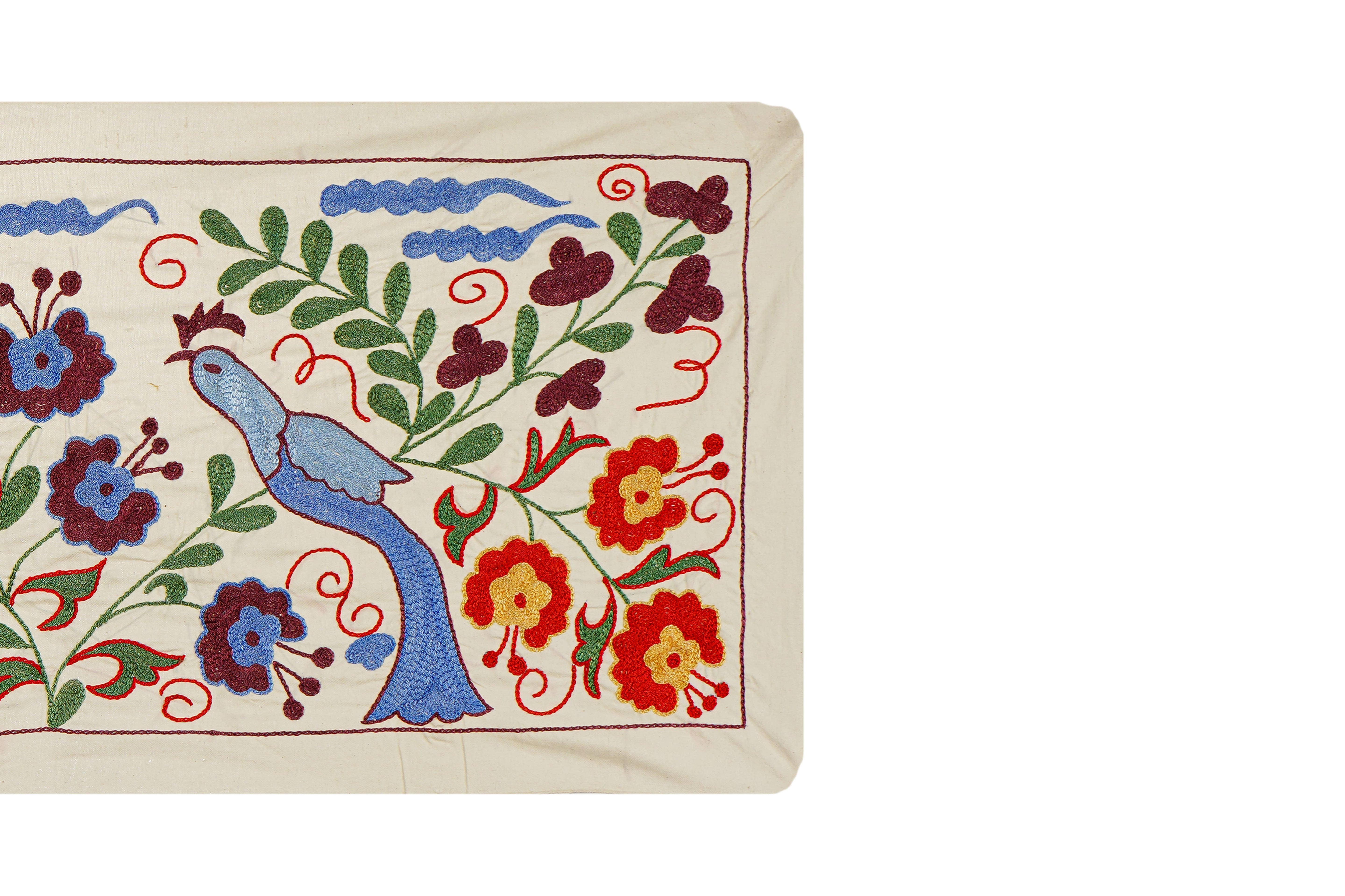 Suzani Wall Hanging & Tablecloth | 17'' x 37''