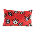 Silk Ikat Velvet Pillow Cover | 16'' x 24''