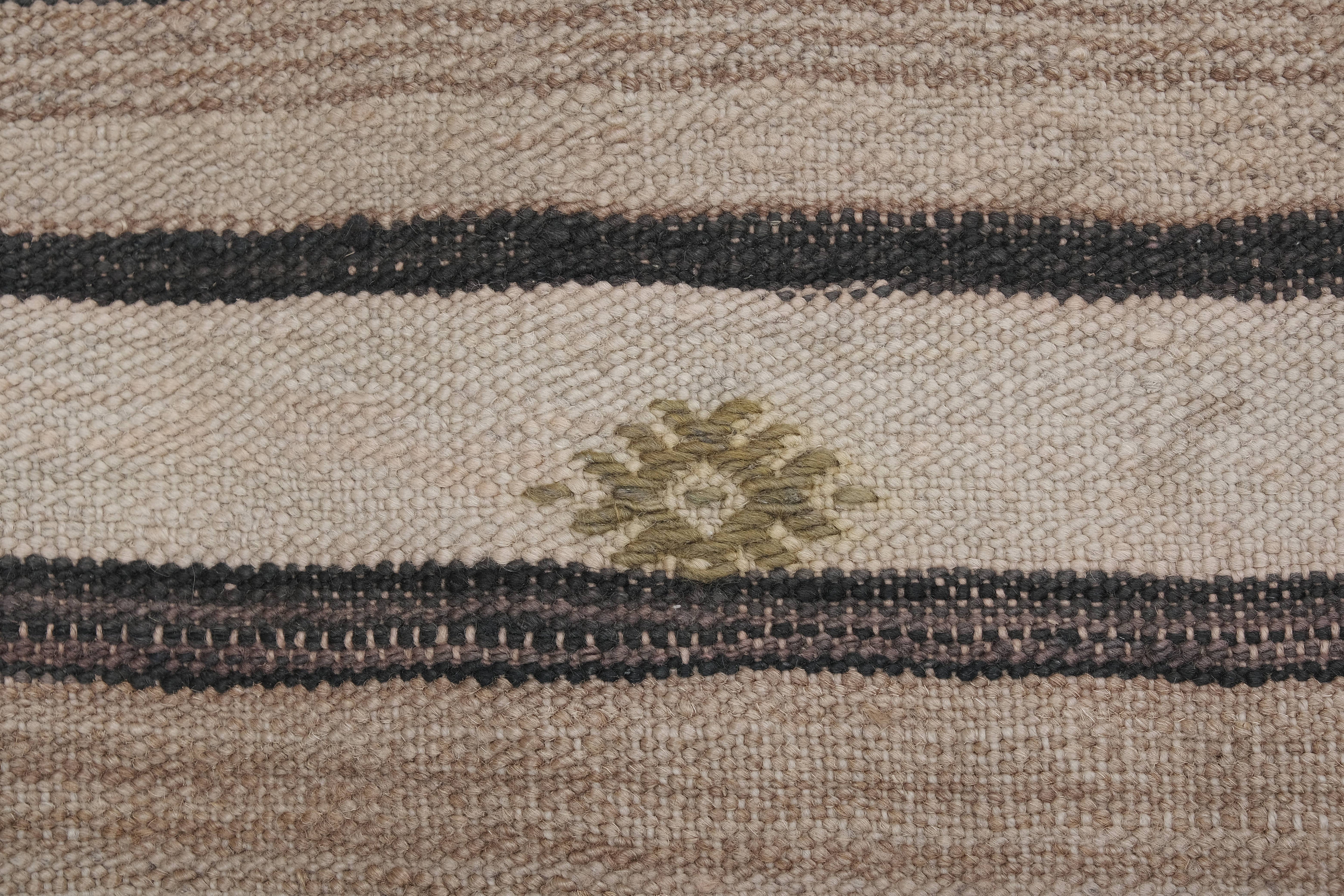 Vintage Turkish Kilim Runner 3'7'' x 9'3''