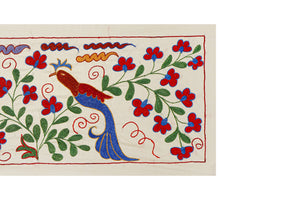 Bird Suzani Table Runner | 17'' x 38''