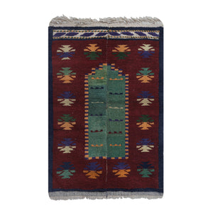 Vintage Turkish Tulu Rug 3'5'' x 5'2''