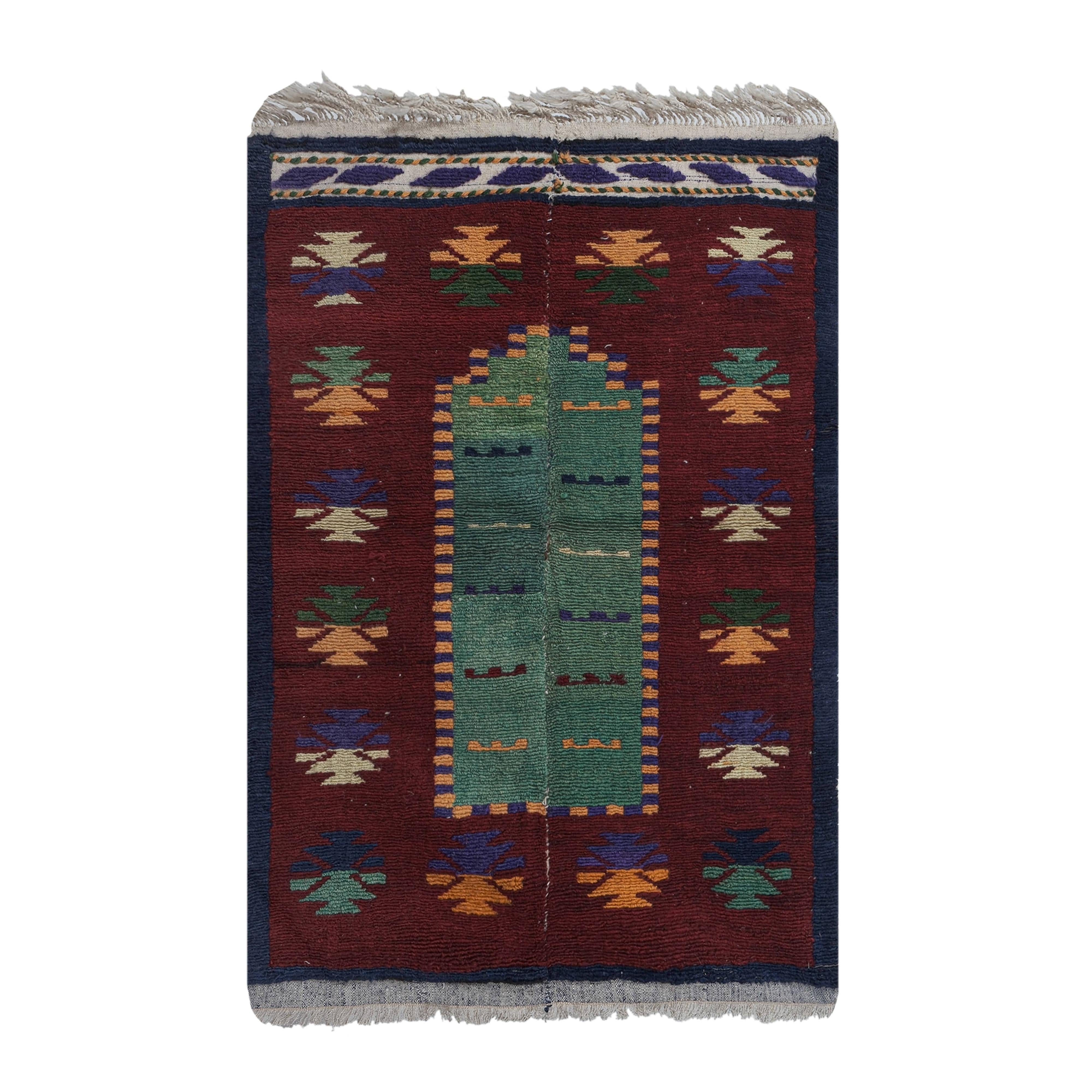 Vintage Turkish Tulu Rug 3'5'' x 5'2''
