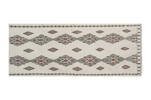 Vintage Turkish Kilim Rug 3'1'' x 7'1''