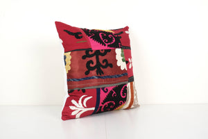 Suzani Patchwork Pillow Cover | 17'' x 18''