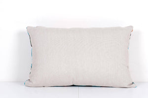 Silk Ikat Velvet Pillow Cover | 16'' x 24''