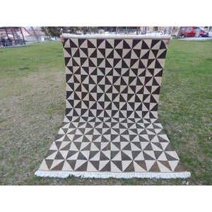 Vintage Turkish Kilim Rug 4'3'' x 6'8''