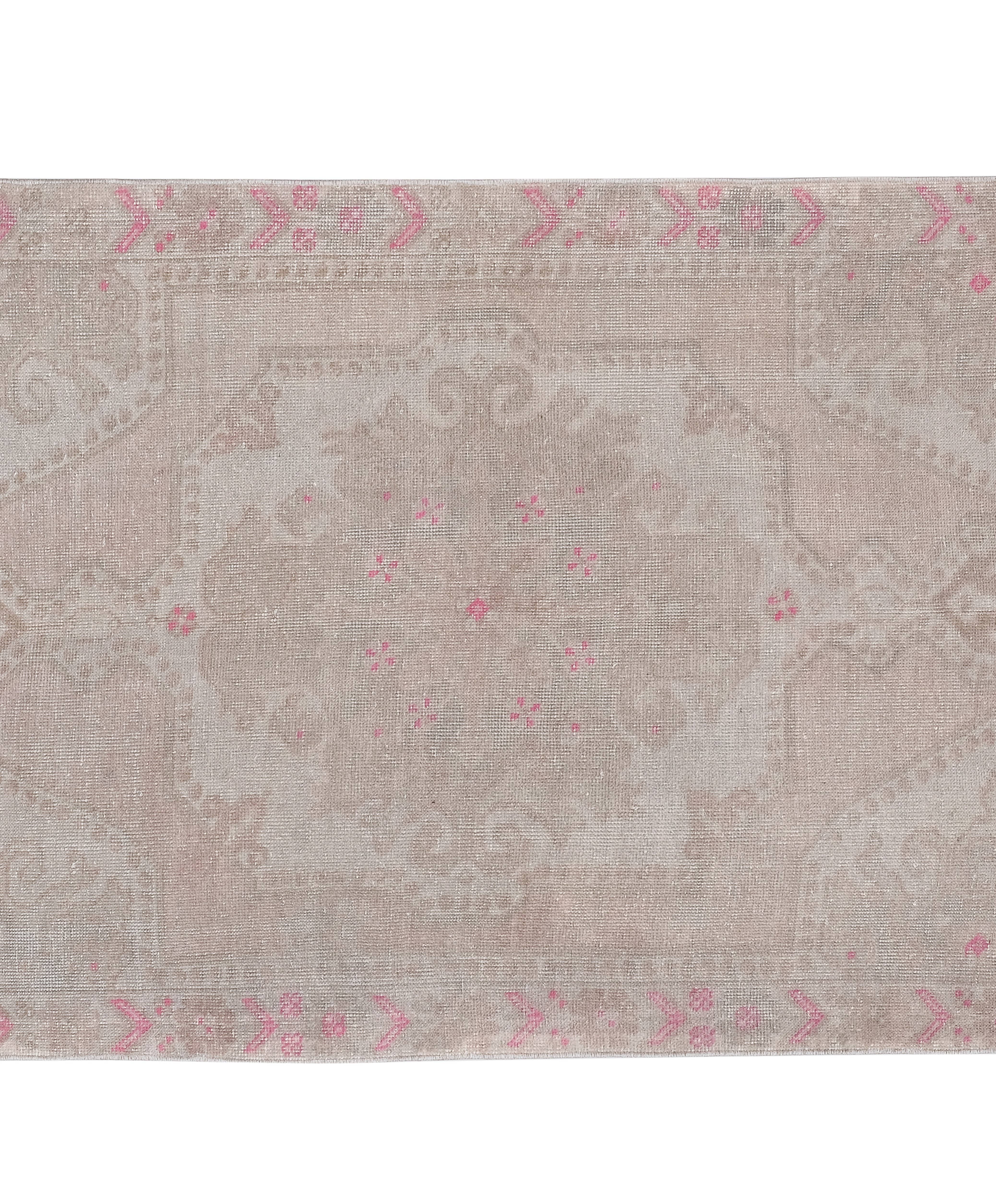 Vintage Oushak Rug 4'1'' x 7'1''
