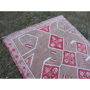Vintage Oushak Rug 5'1'' x 8'